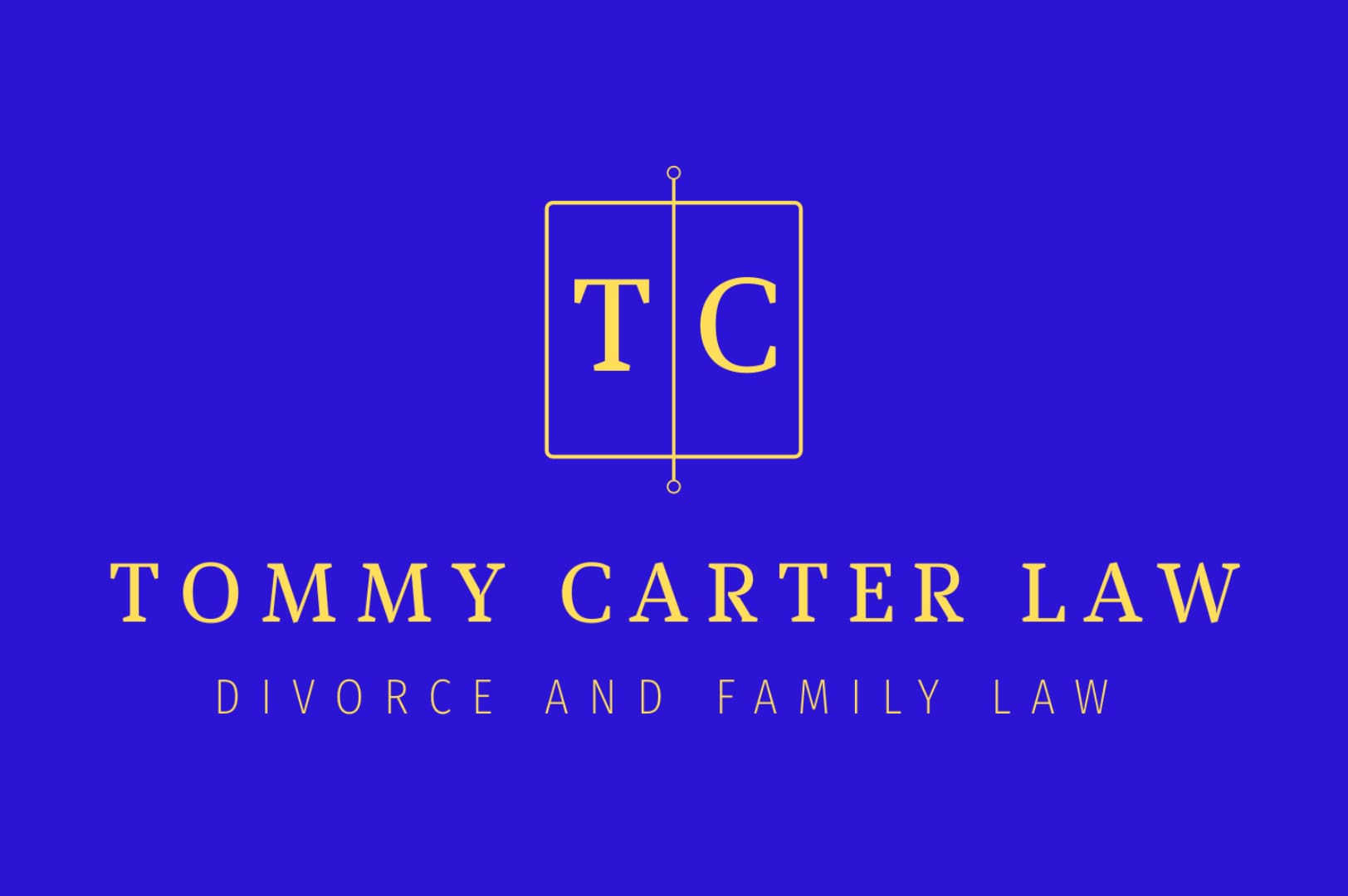 Tommy Carter Law: Divorce and Family Law.